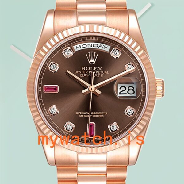 Rolex Datejust m126284rbr-0008 Ladies 36mm Diamond Bezel: Genuine vs. Replica