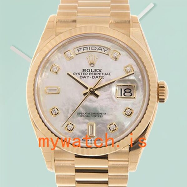 Rolex Day-Date Unisex m128238-0011 36mm Mother of Pearl Dial: A Timeless Masterpiece