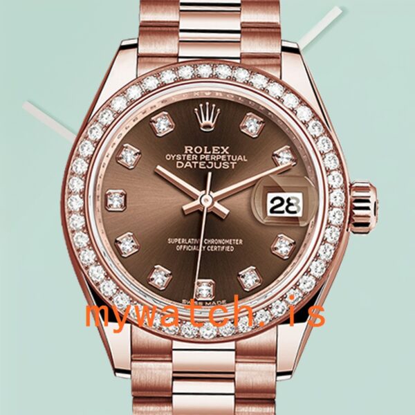 Rolex Datejust Ladies 279135rbr-0017 28mm President Bracelet/Jubilee Bracelet: Genuine vs. Replica